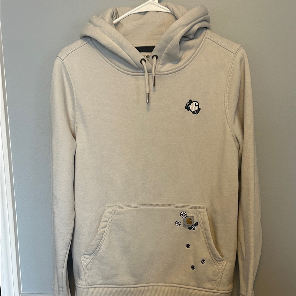 Women’s size small Carhartt Sweatshirt cream color